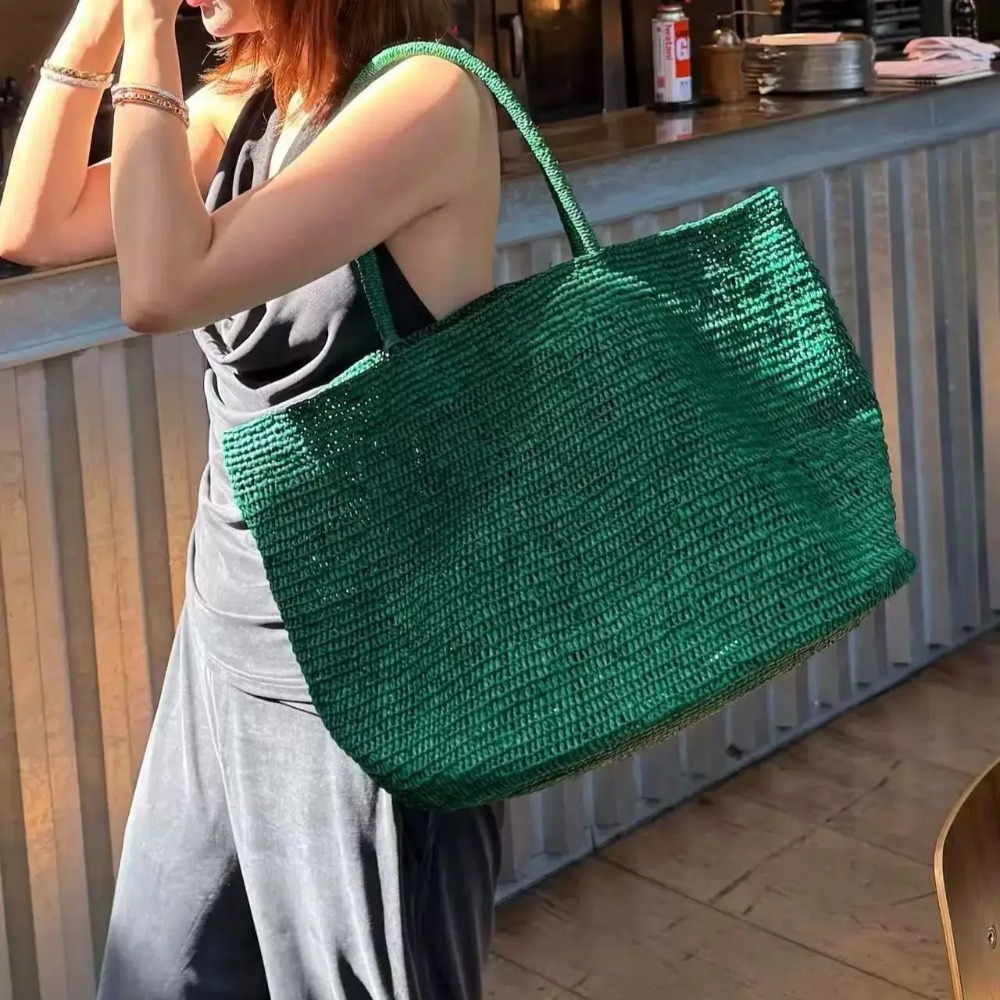 Luxury Bags For Summer - 2026 Women Large Handwoven Rattan Tote