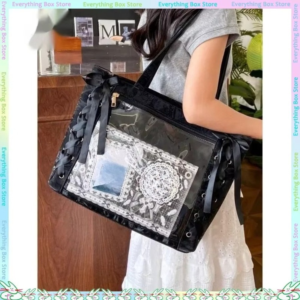 Luxury Bags Tote - Versatile Fashion Ribbon Itabag Large Capacity