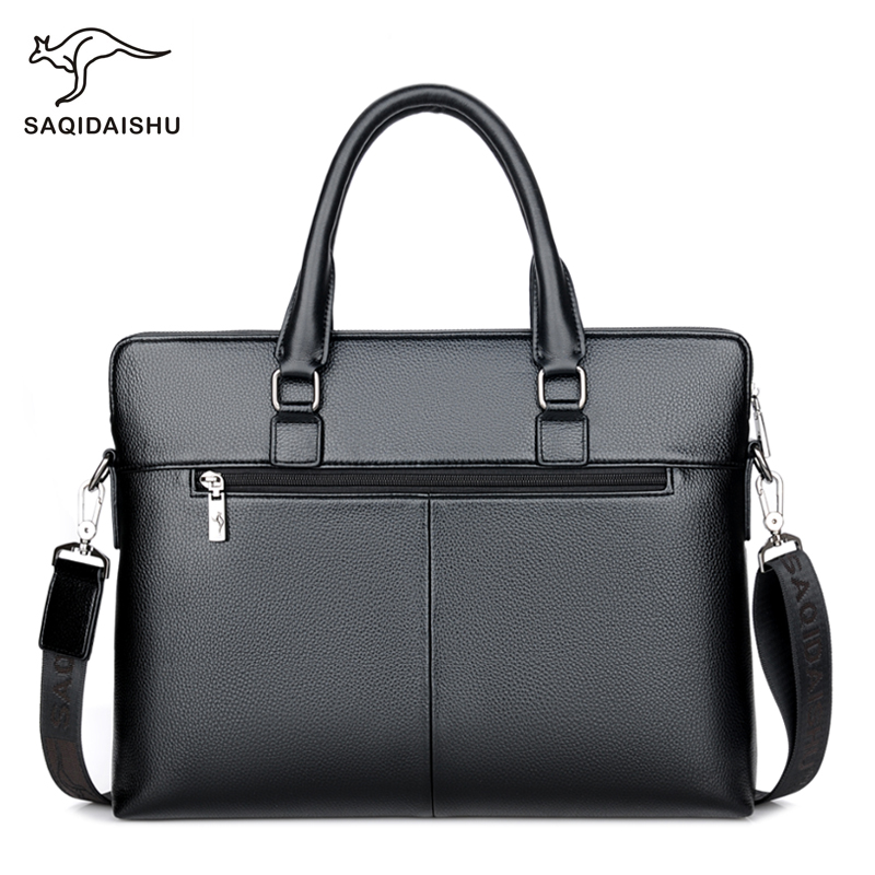 Men Leather Shoulder Bag Busin - Luxury Bags For Men ulasan dan harga