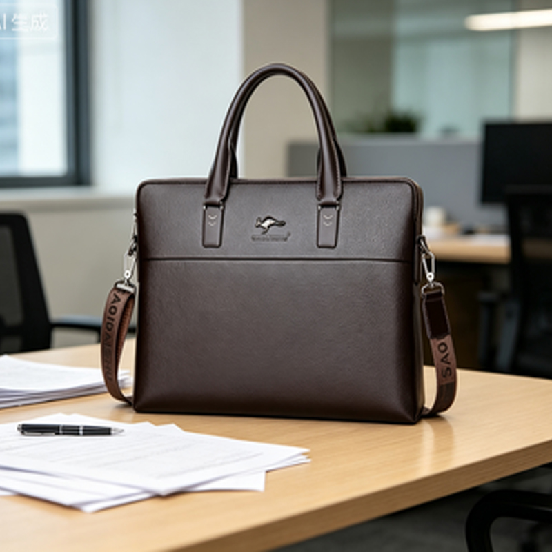 Men Leather Shoulder Bag Busin - Luxury Bags For Men ulasan dan harga