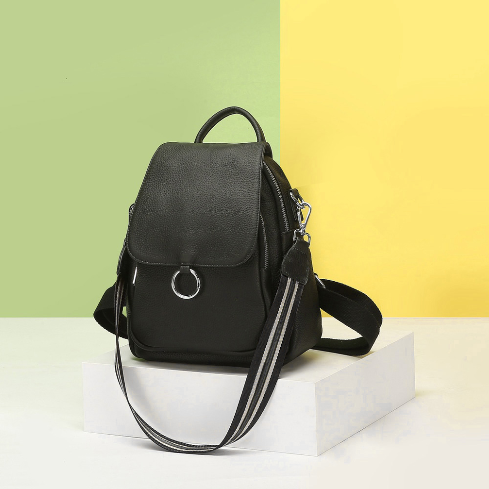 Zency New Fashion Women Backpa - Genuine Leather Backpack ulasan dan harga