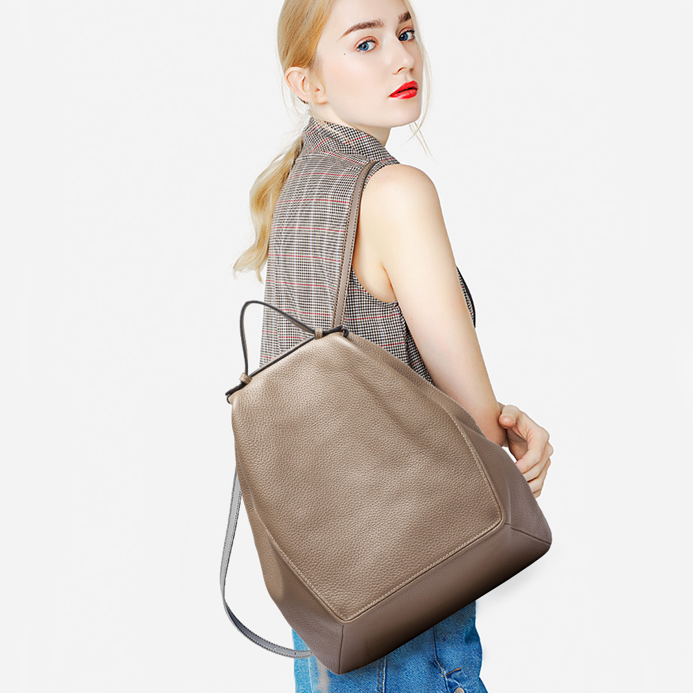 Zency Women 100% Genuine Leath - Genuine Leather Backpack ulasan dan harga