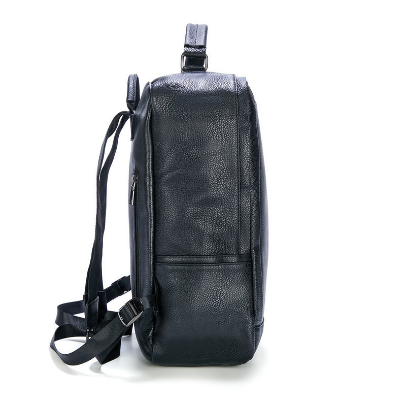 Men's genuine leather double-s - Genuine Leather Backpack ulasan dan harga