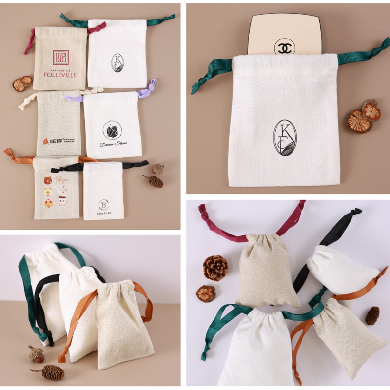 Luxury Herringbone Canvas Draw - Luxury Bags Logo ulasan dan harga