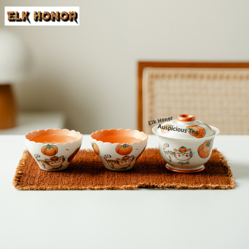 Hand-painted Persimmons Travel - Luxury Bags Hand Painted ulasan dan harga