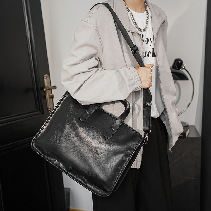 Casual Business Men's Handbag  - Luxury Bags For Men ulasan dan harga