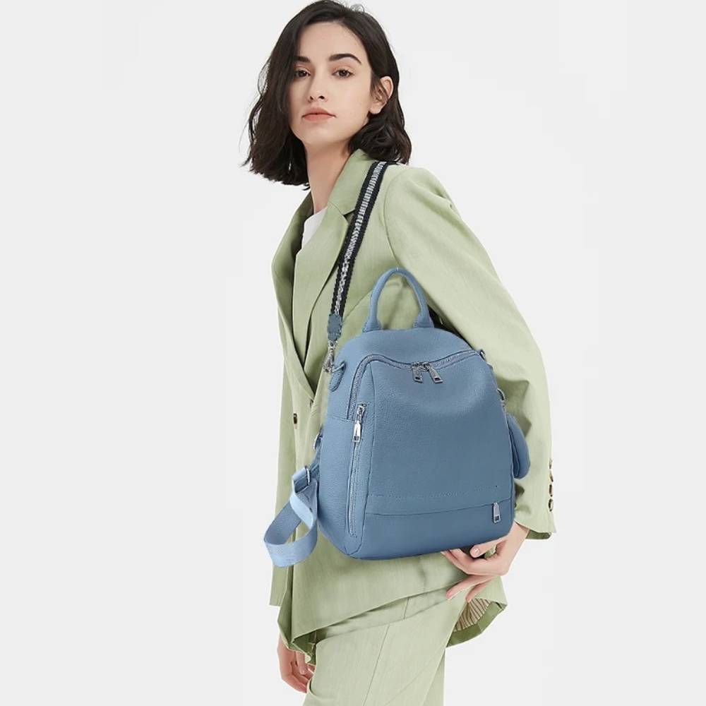 Zency Women's Genuine Leather  - Genuine Leather Backpack ulasan dan harga