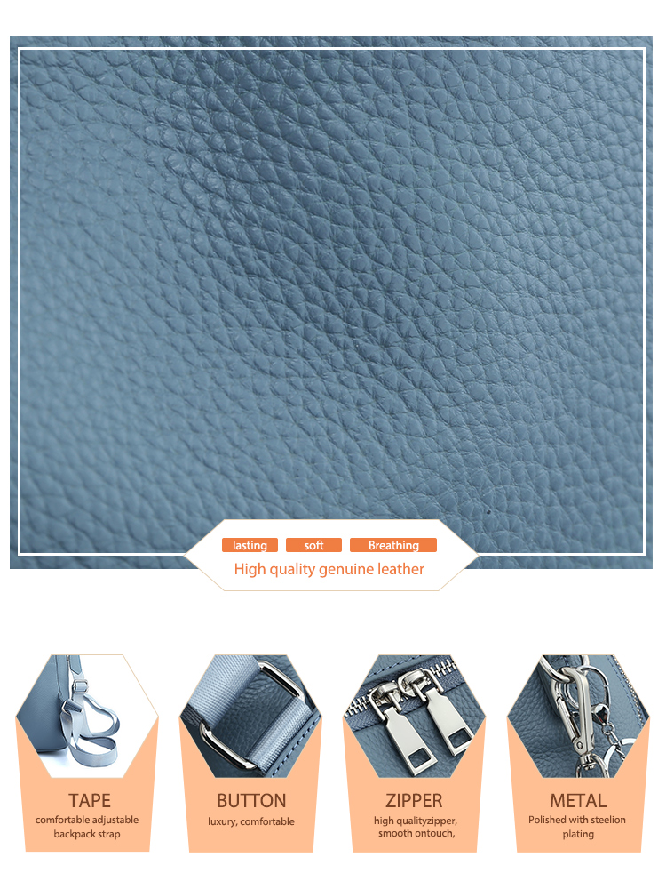 Zency Women's Genuine Leather  - Genuine Leather Backpack ulasan dan harga