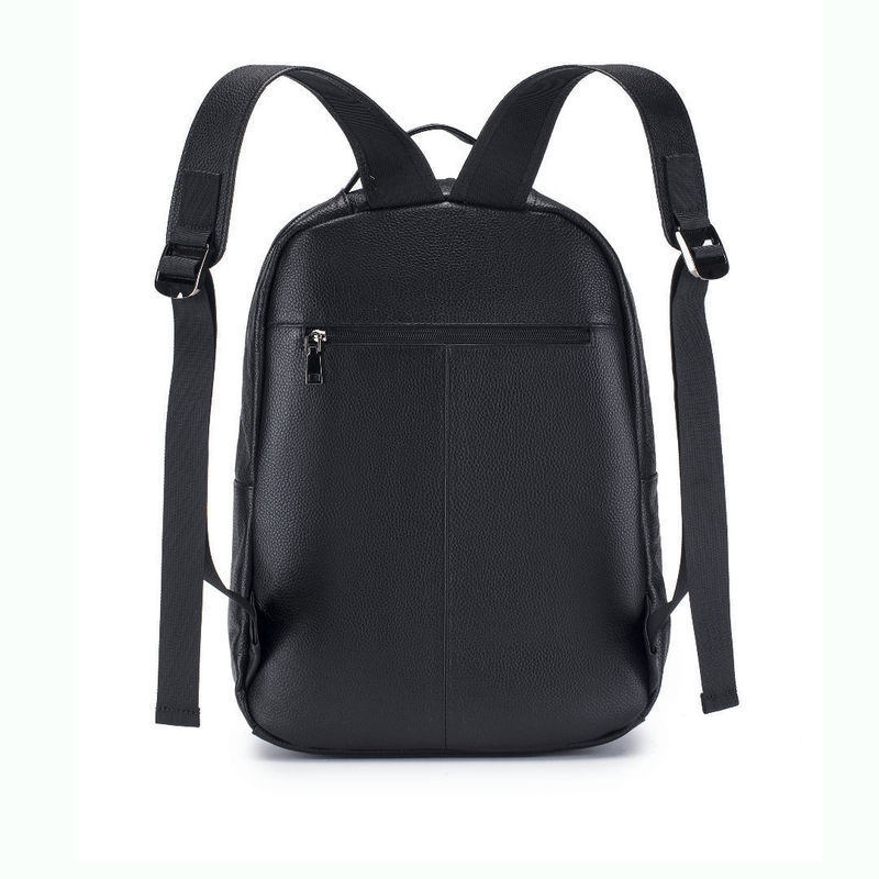 Leather double shoulder male b - Genuine Leather Backpack ulasan dan harga
