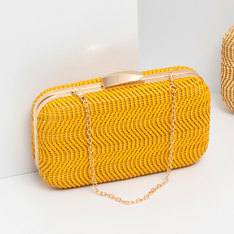 Casual Straw Women's Bag Yello - Luxury Bags Yellow ulasan dan harga