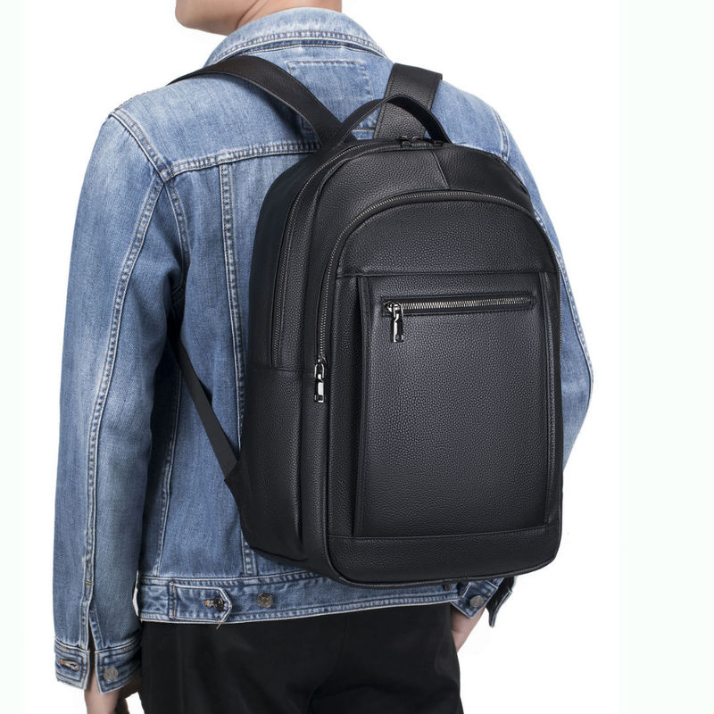 Super Leather Double Shoulder  - Genuine Leather Backpack ulasan dan harga