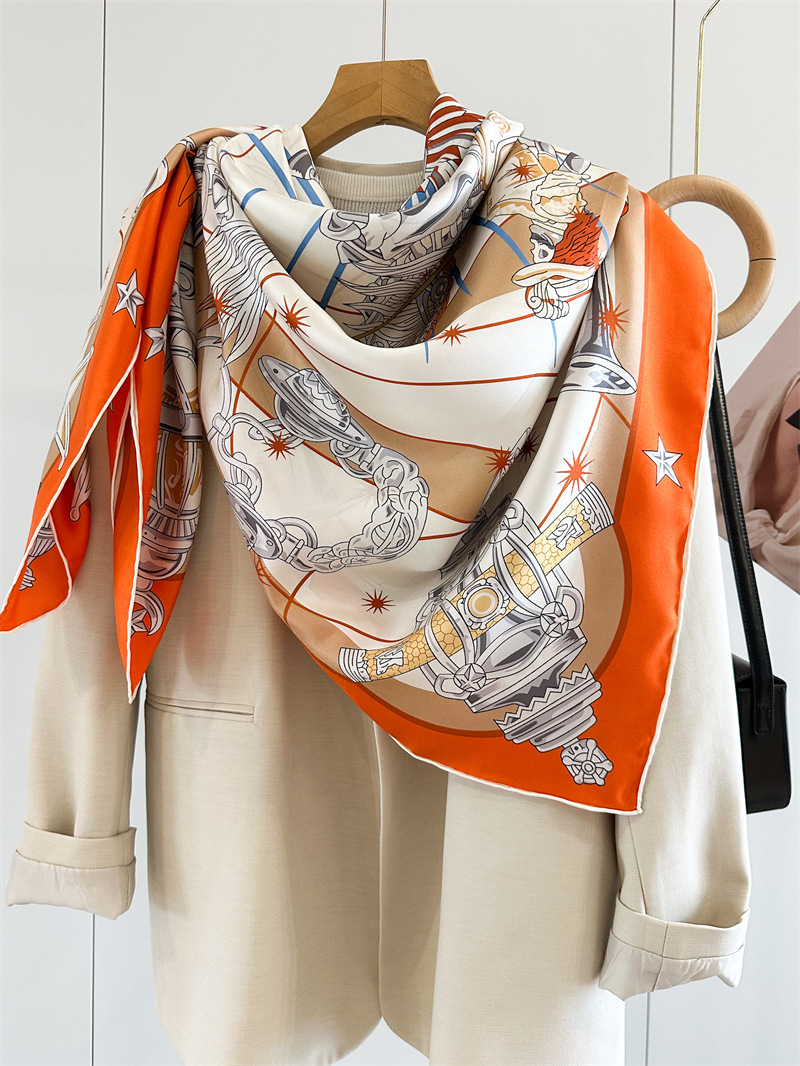 Luxury Brand Scarf Large Silk  - Luxury Bags For Summer ulasan dan harga