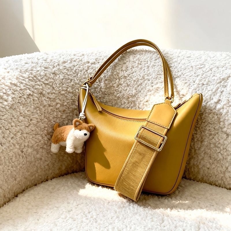 Yellow Portable Dumpling Bag W - Luxury Bags Yellow ulasan dan harga