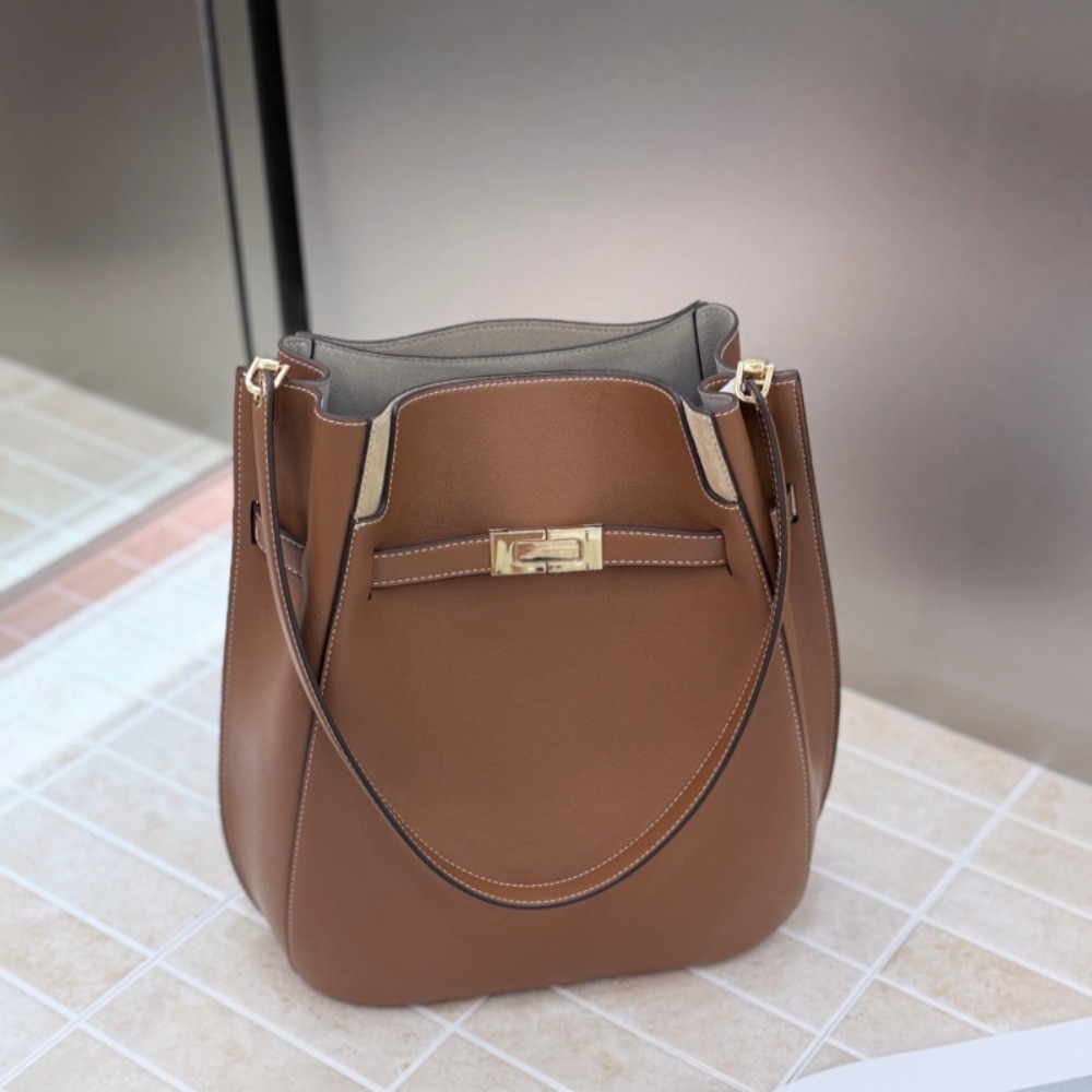 New Bucket Bag Old Money Wind  - Luxury Bags Tote ulasan dan harga