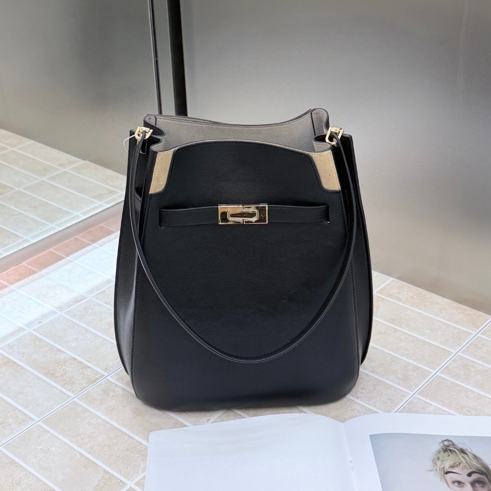 New Bucket Bag Old Money Wind  - Luxury Bags Tote ulasan dan harga