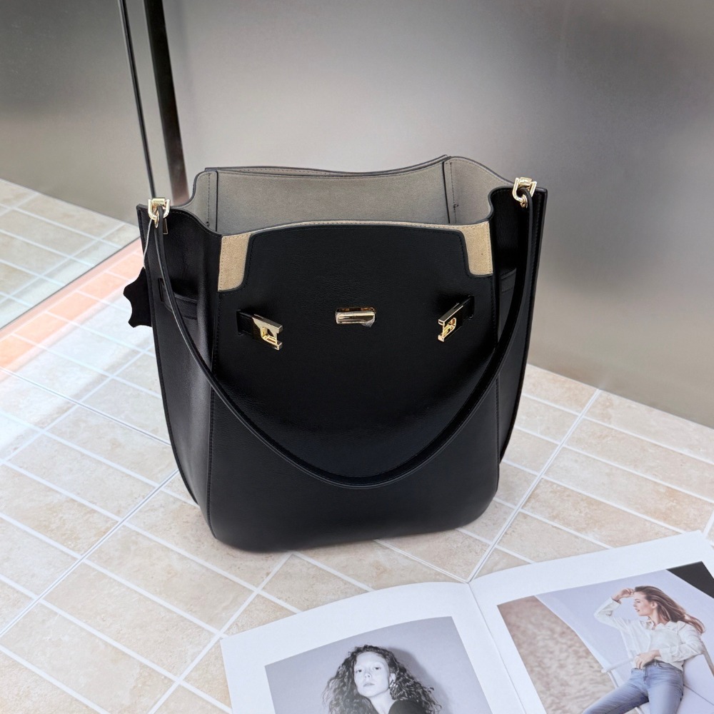 New Bucket Bag Old Money Wind  - Luxury Bags Tote ulasan dan harga