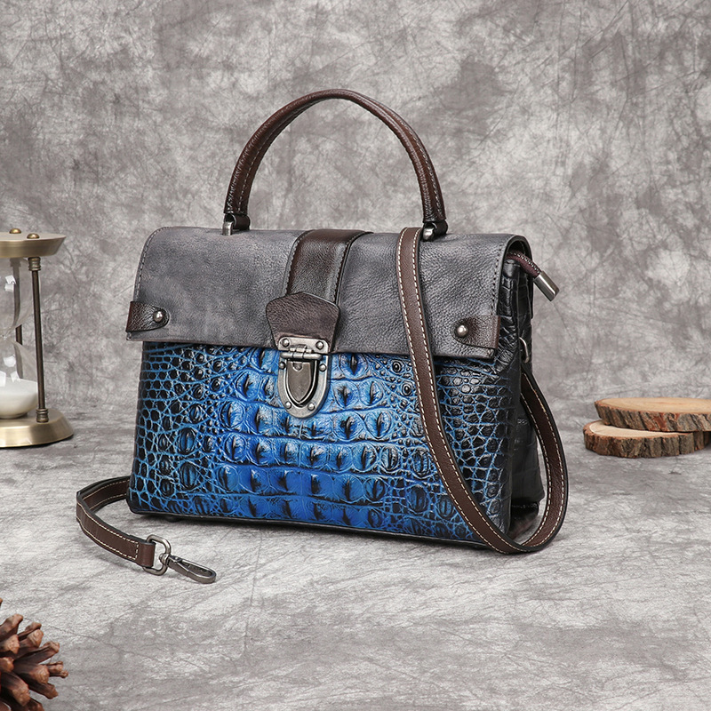 Johnature Retro Alligator Patt - Luxury Bags Hand Painted ulasan dan harga