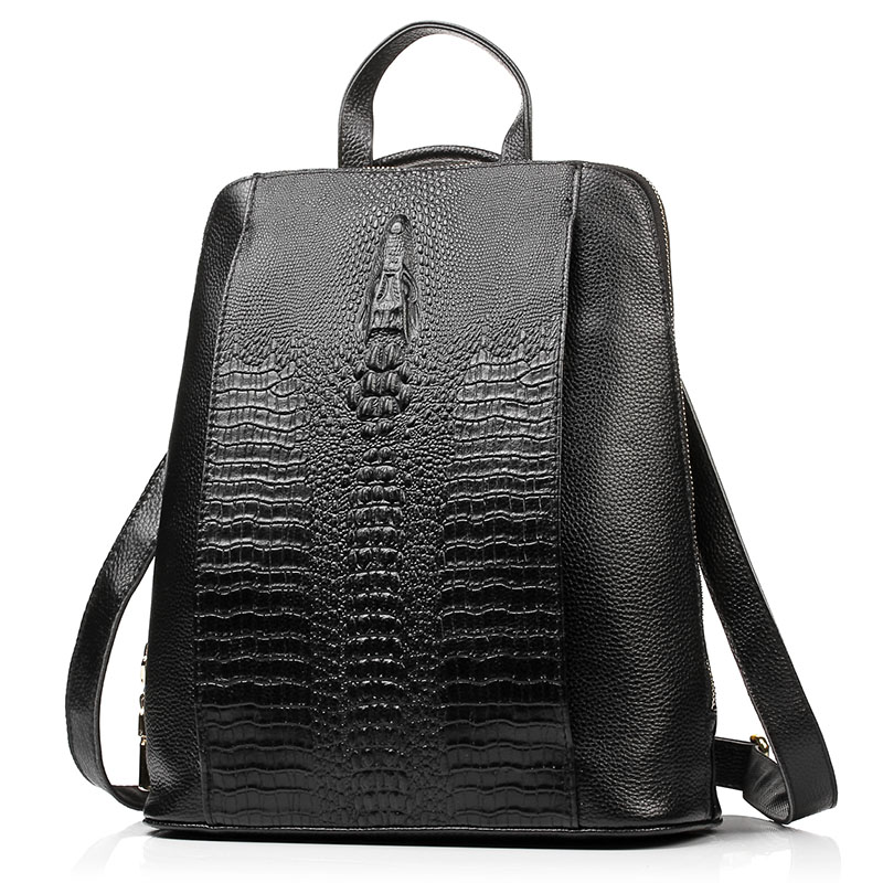 Zency 100% Genuine Leather Kna - Genuine Leather Backpack ulasan dan harga