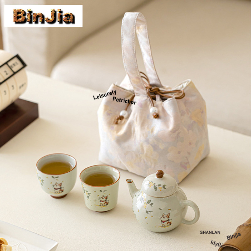 Hand Painted Osmanthus Kitten  - Luxury Bags Hand Painted ulasan dan harga