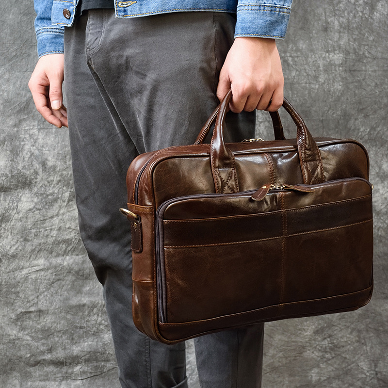 Luxury Genuine Leather Handbag - Luxury Bags For Men ulasan dan harga