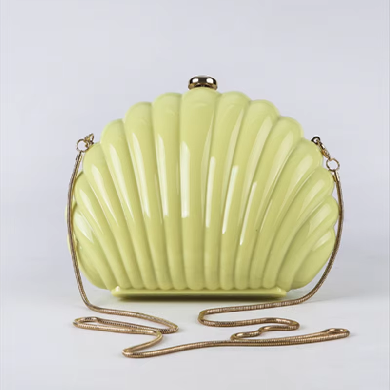 Lady Mini Shell Bag Acrylic Hi - Luxury Bags Yellow ulasan dan harga