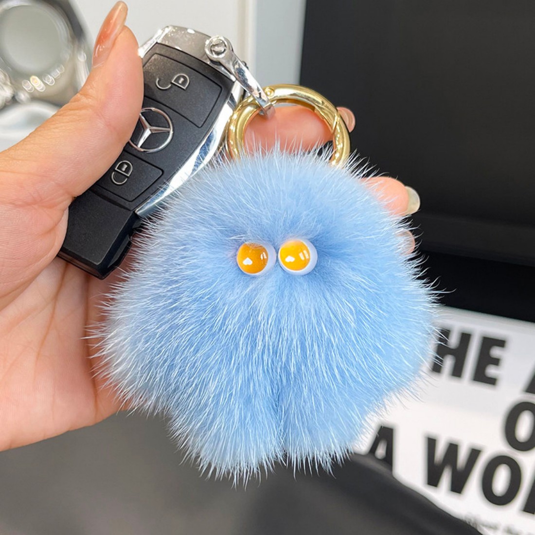 Luxury 8Cm Fluffy Real Mink Fu - Luxury Bags Yellow ulasan dan harga