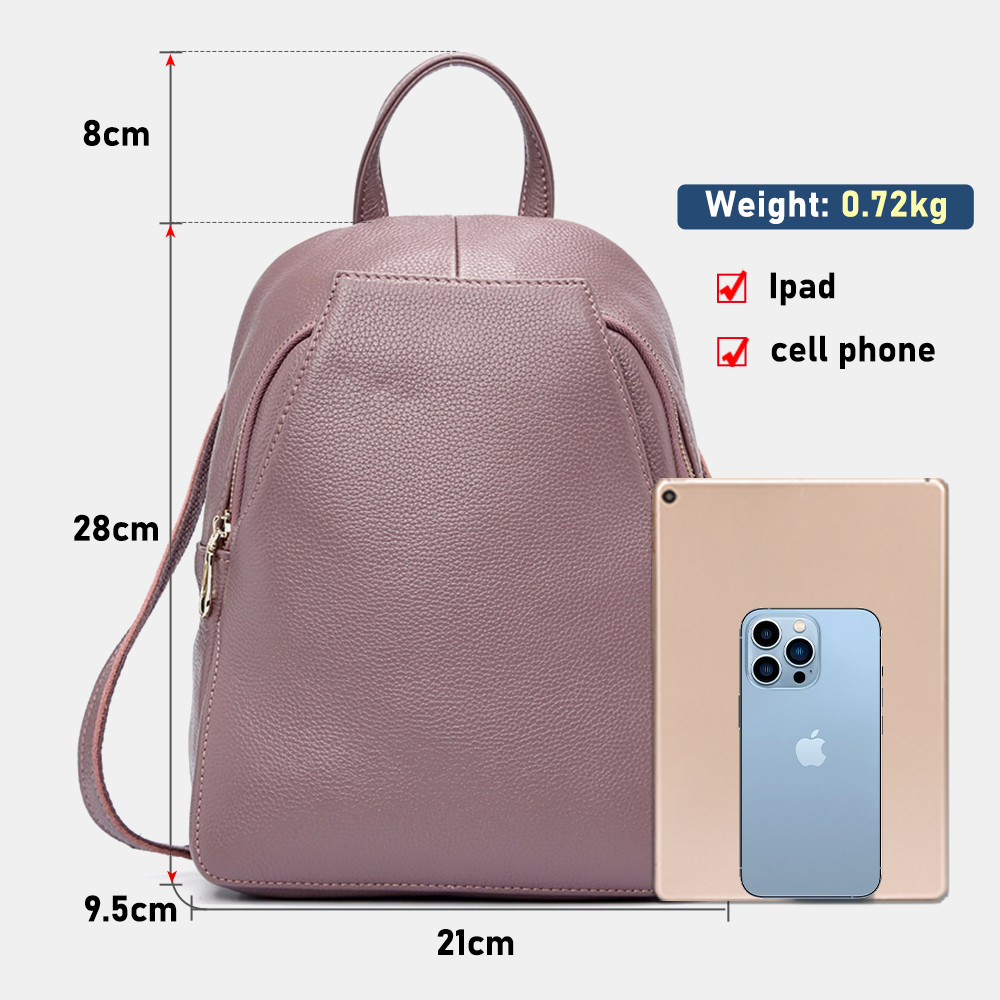 Zency Charm Women Backpack 100 - Genuine Leather Backpack ulasan dan harga