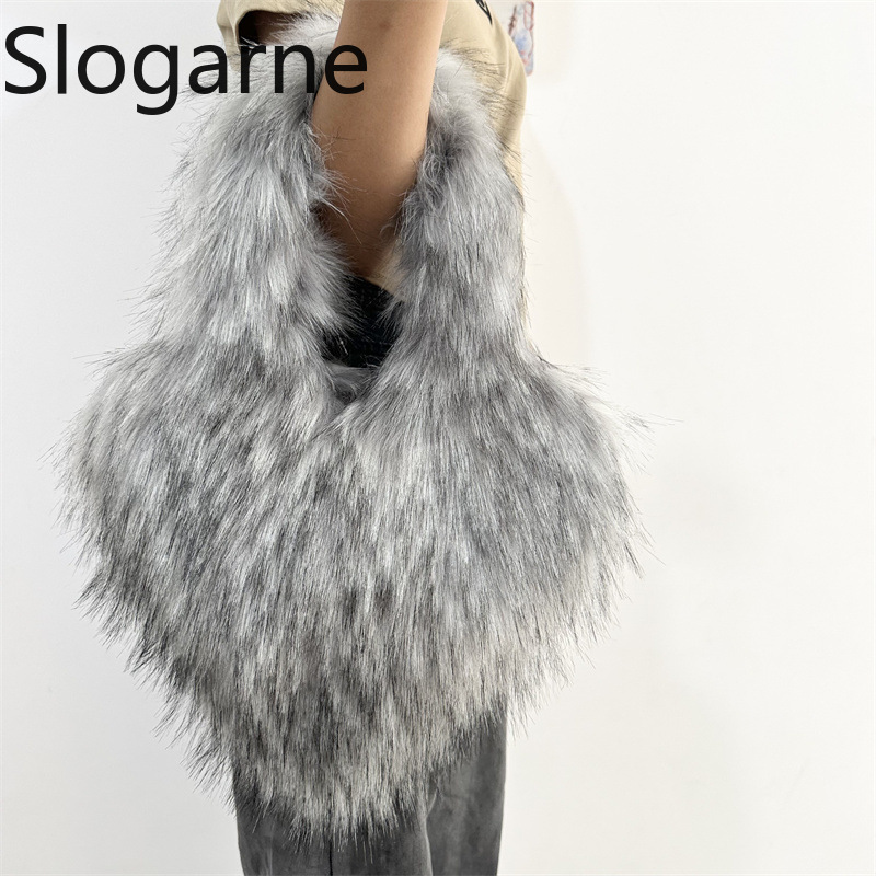 Faux Raccoon Fur Handbag 2026  - Luxury Bags Dropshipping ulasan dan harga