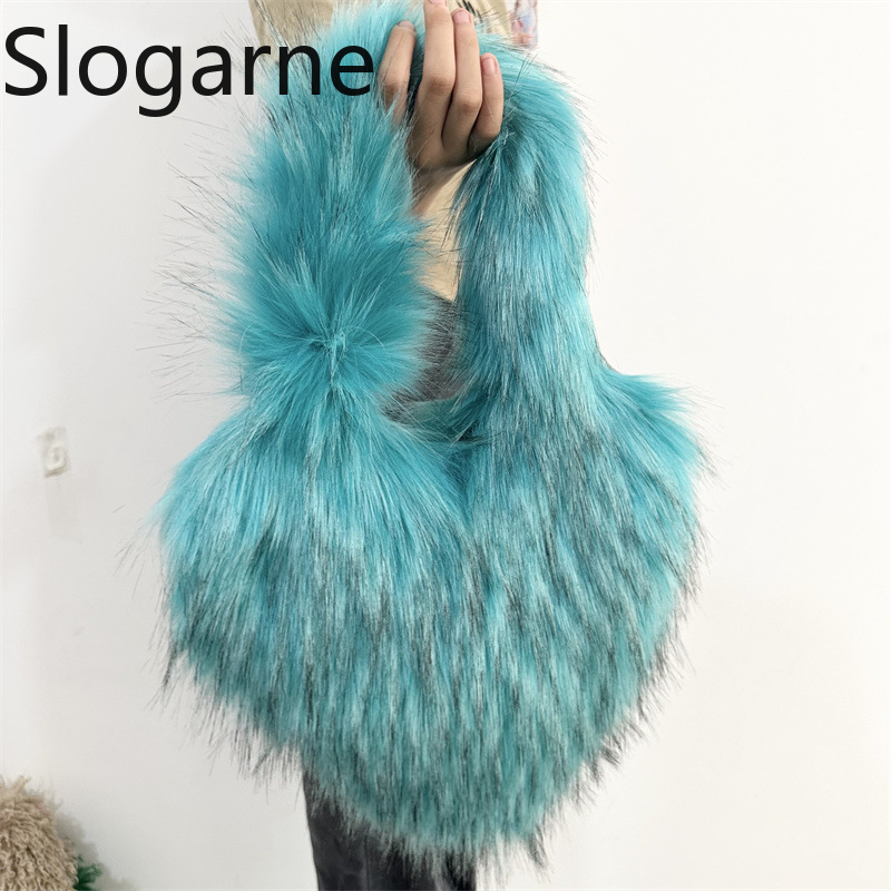 Faux Raccoon Fur Handbag 2026  - Luxury Bags Dropshipping ulasan dan harga
