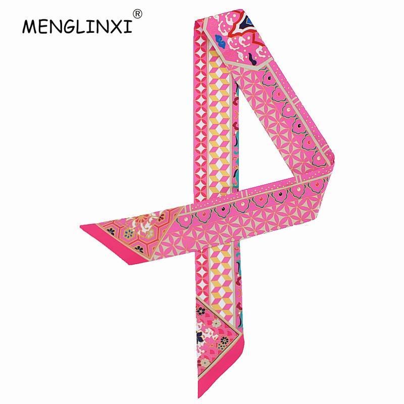 New Geometric Floral Print Sil - Luxury Bags In China ulasan dan harga