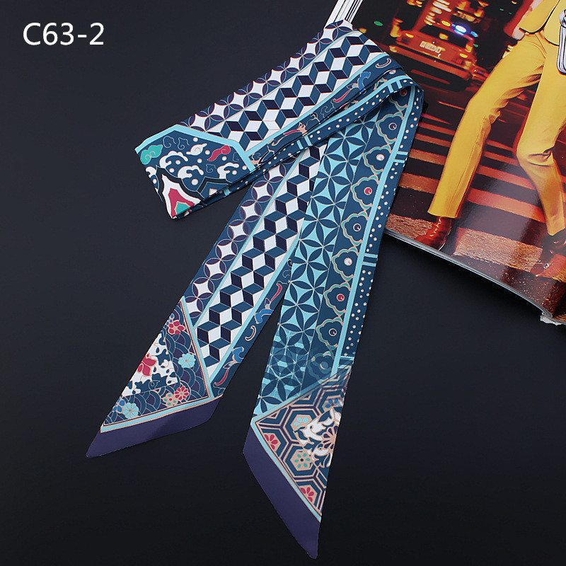 New Geometric Floral Print Sil - Luxury Bags In China ulasan dan harga