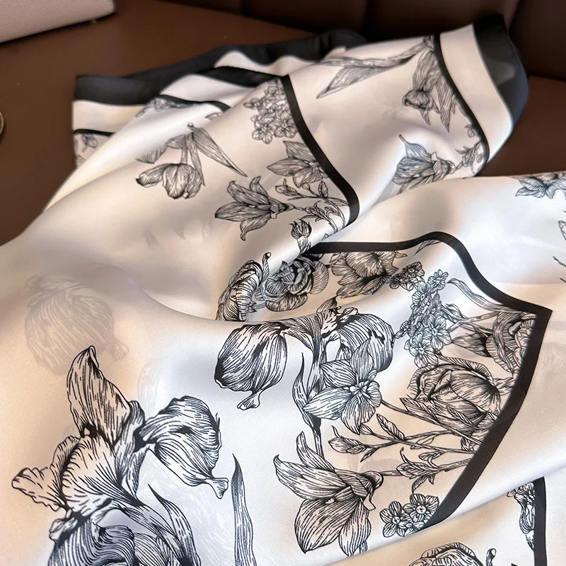 70*70cm Luxury Floral Print Si - Luxury Bags In China ulasan dan harga