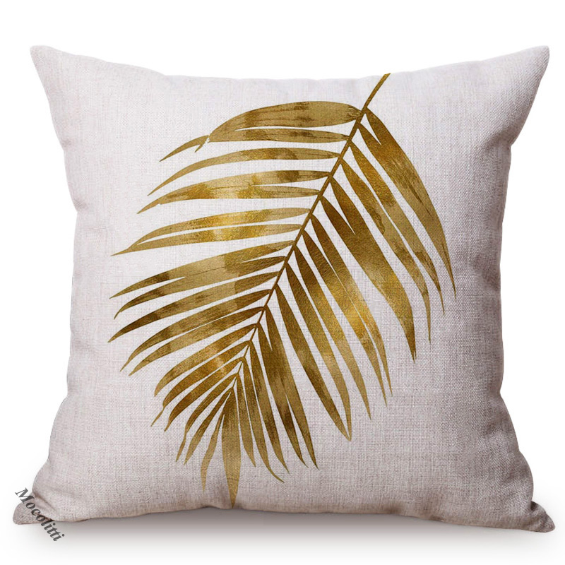 Golden Leaf Style Cotton Linen - Luxury Bags Hand Painted ulasan dan harga