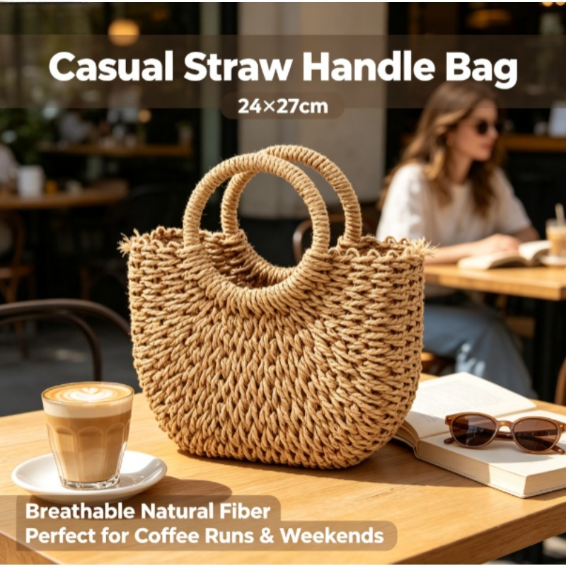 Bohemian Handwoven Hollow Moon - Luxury Bags 2026 ulasan dan harga