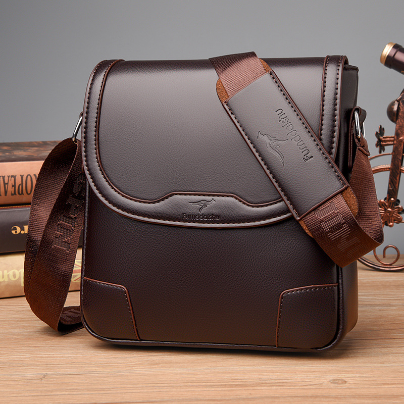 Luxury Brand Men Leather Shoul - Luxury Bags For Men ulasan dan harga