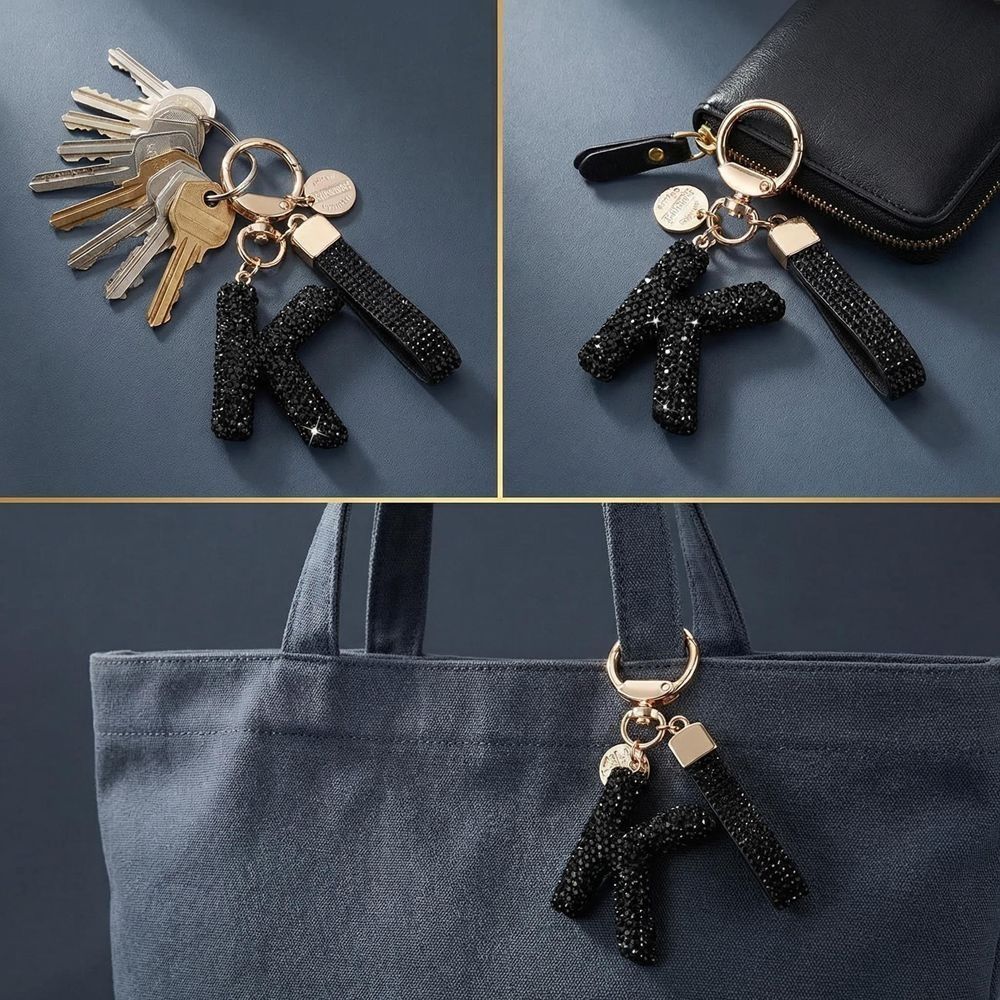 Stylish Lucky Charm Letter Key - Luxury Bags Yellow ulasan dan harga