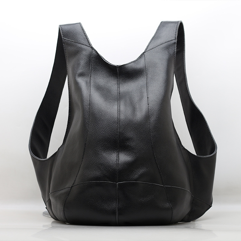Classic Men's Backpack Anti-th - Genuine Leather Backpack ulasan dan harga