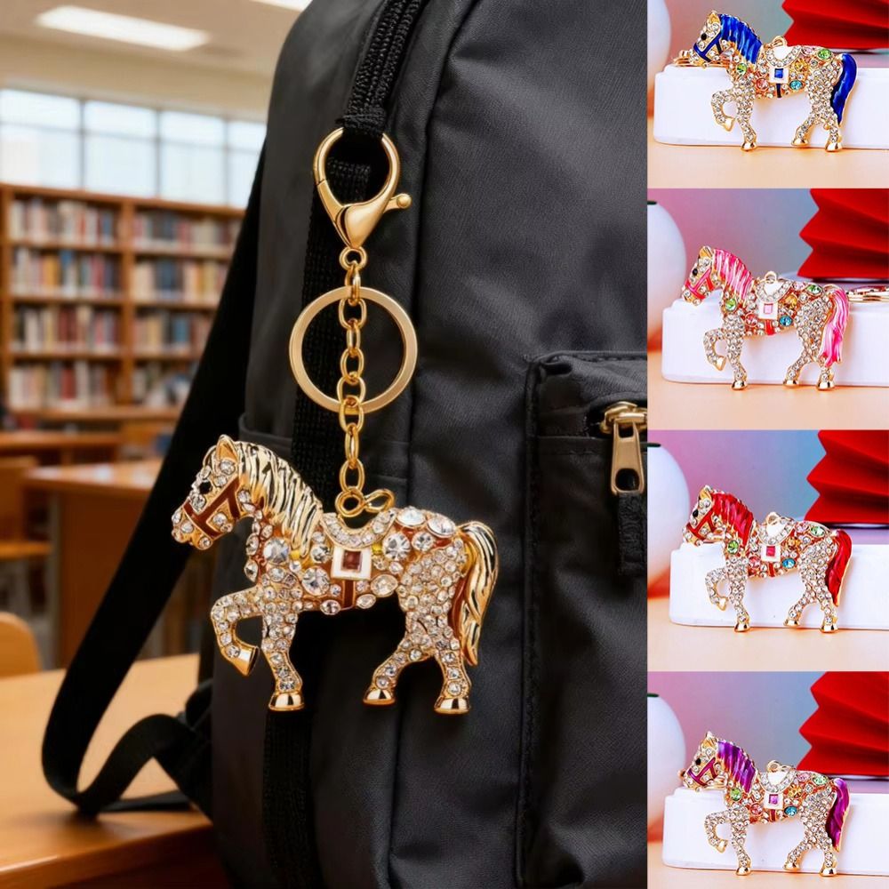 Luxury Metal Horse Key Chain C - Luxury Bags Yellow ulasan dan harga