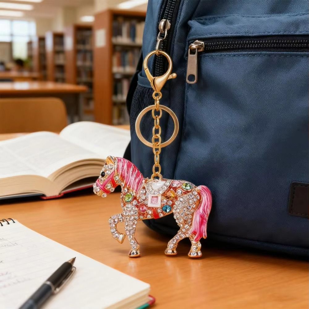 Luxury Metal Horse Key Chain C - Luxury Bags Yellow ulasan dan harga