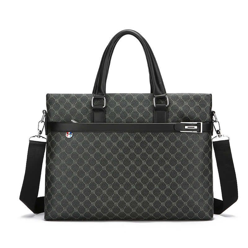 new Men's printed PU leather b - Luxury Bags For Men ulasan dan harga