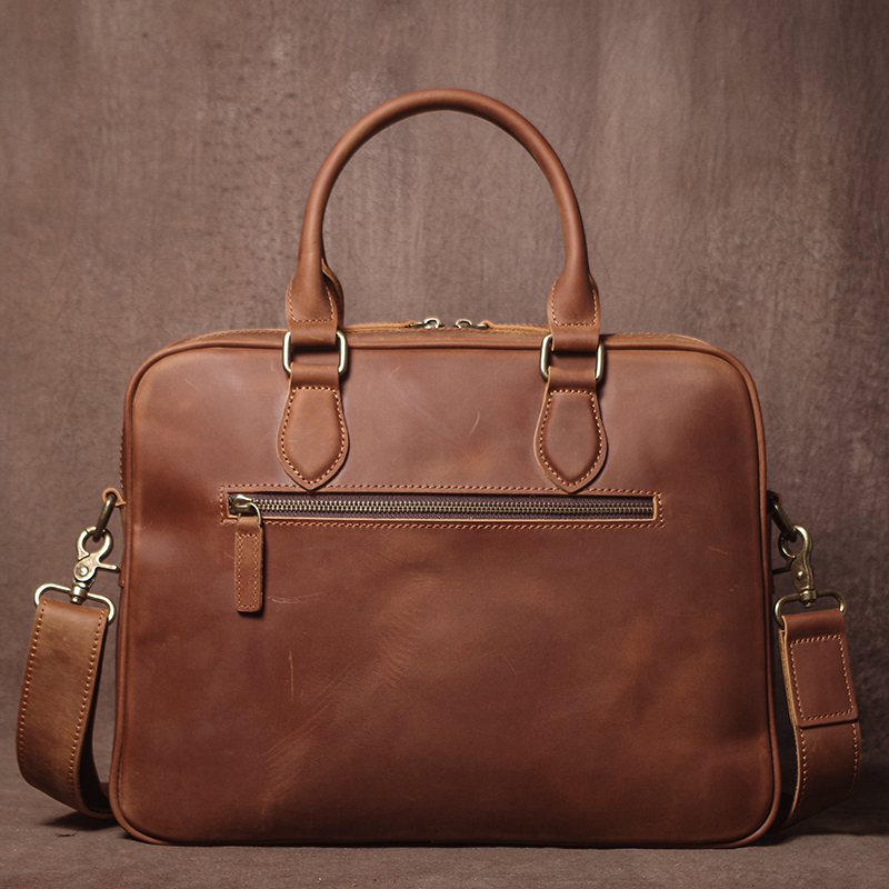 GURO Men Crazy Horse Cowhide B - Luxury Bags For Men ulasan dan harga