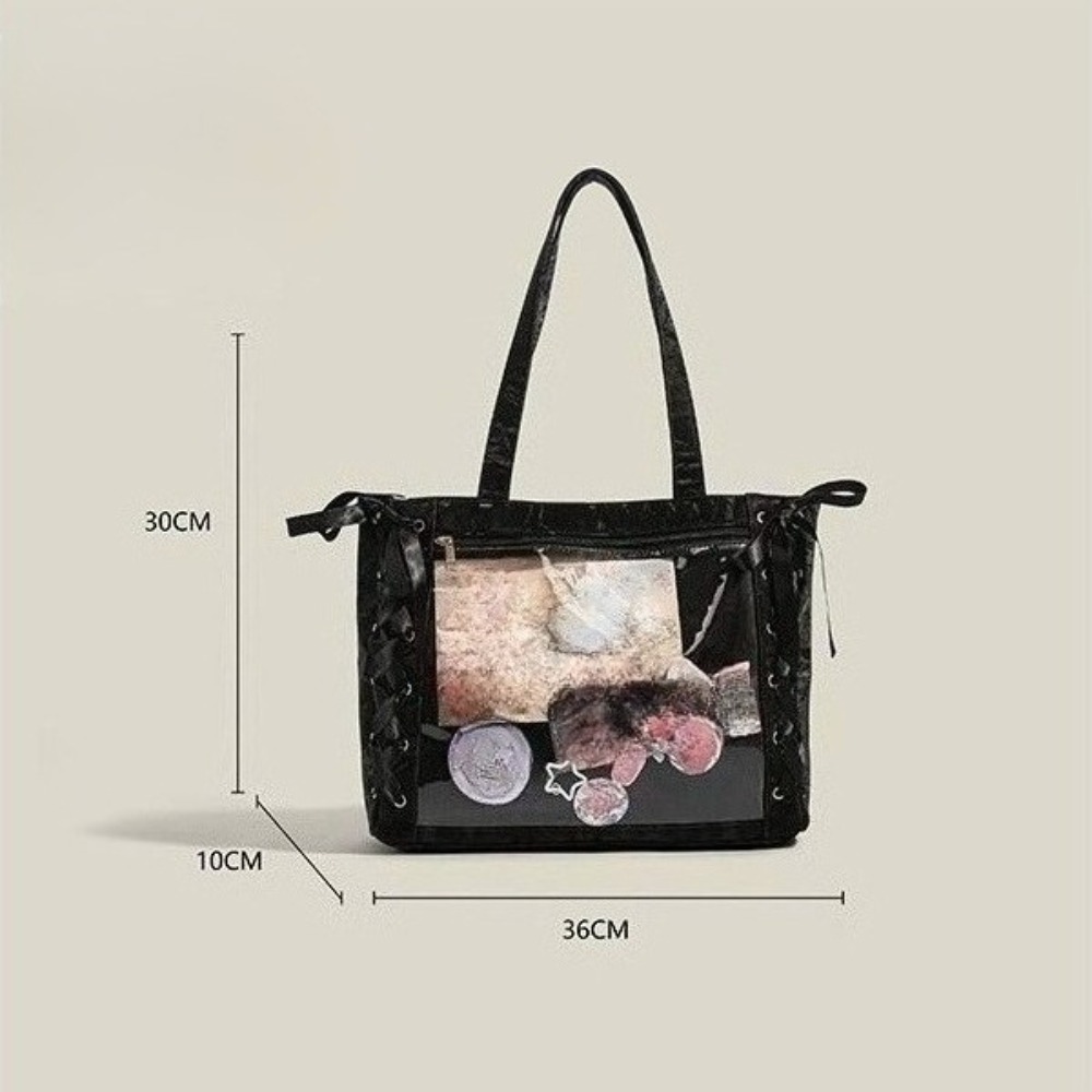 Versatile Fashion Ribbon Itaba - Luxury Bags Tote ulasan dan harga