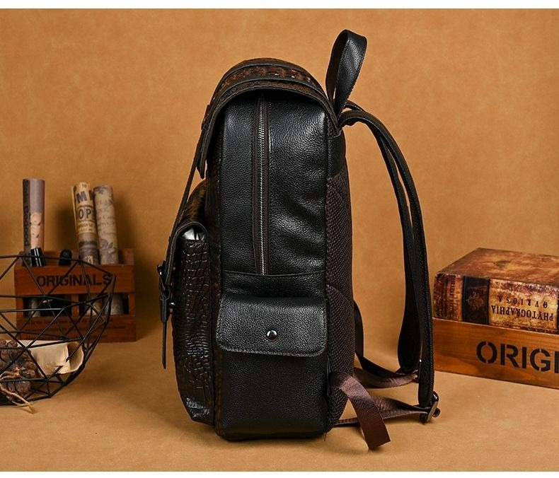 2026 New Fashion Alligator Bra - Genuine Leather Backpack ulasan dan harga
