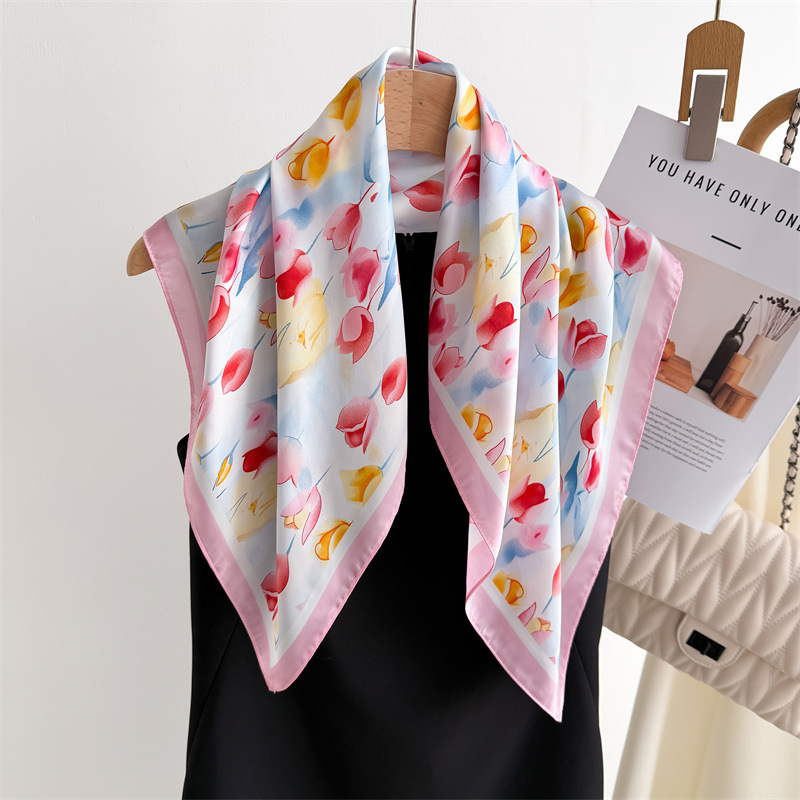 Luxury Printed Square Scarves  - Luxury Bags For Summer ulasan dan harga