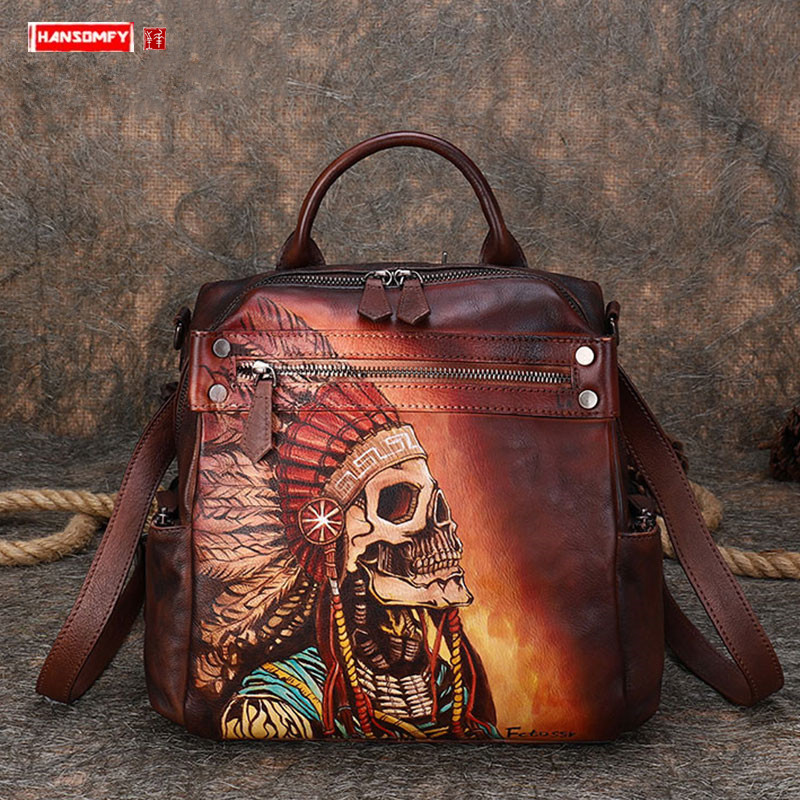 2026 New Luxury Fashion Leathe - Luxury Bags Hand Painted ulasan dan harga